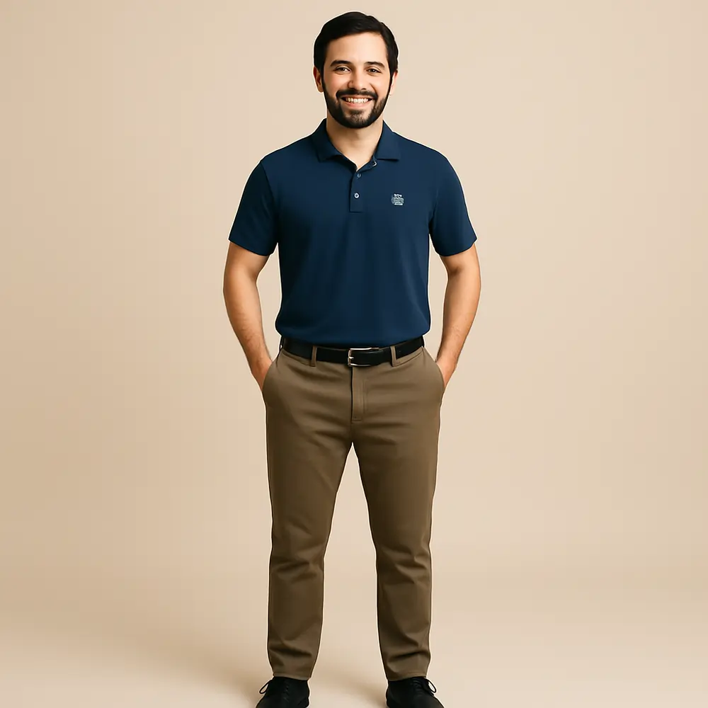 Coleção de uniformes corporativos LF Uniformes demonstrando qualidade e elegância